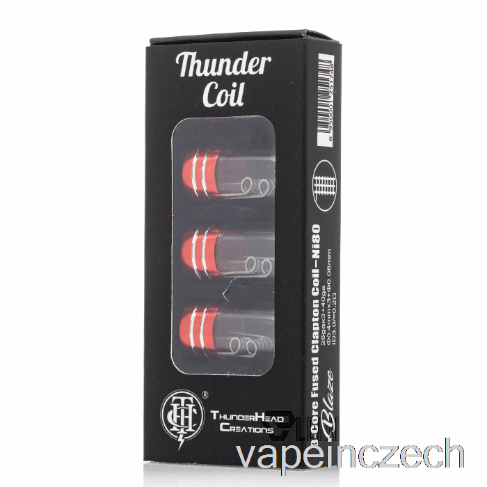 Thunderhead Výtvory Předpřipravené Thunder Coils 3jádrové Tavené Clapton Coils Vape Pero
